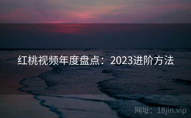 红桃视频年度盘点：2023进阶方法  第2张