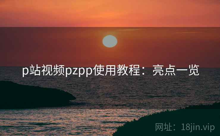 p站视频pzpp使用教程:亮点一览 第2张 p站视频pzpp使用教程:亮点一览 第2张
